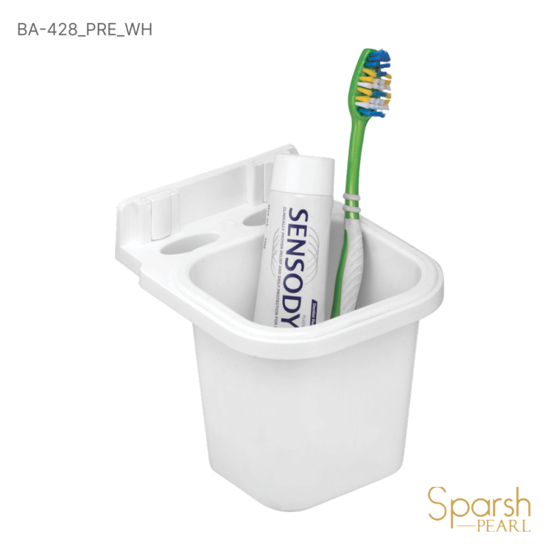 Tooth brush Holder White - BA-428/PRE/WH