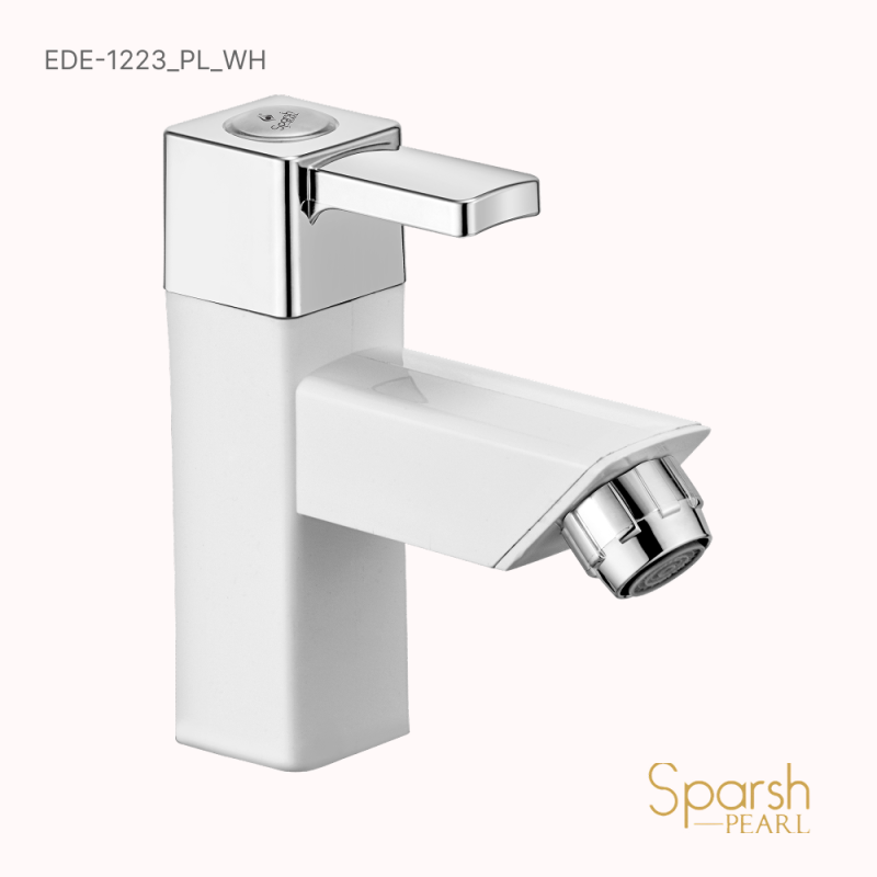 Edge Elite Basin Tap White 20mm EDE-1223