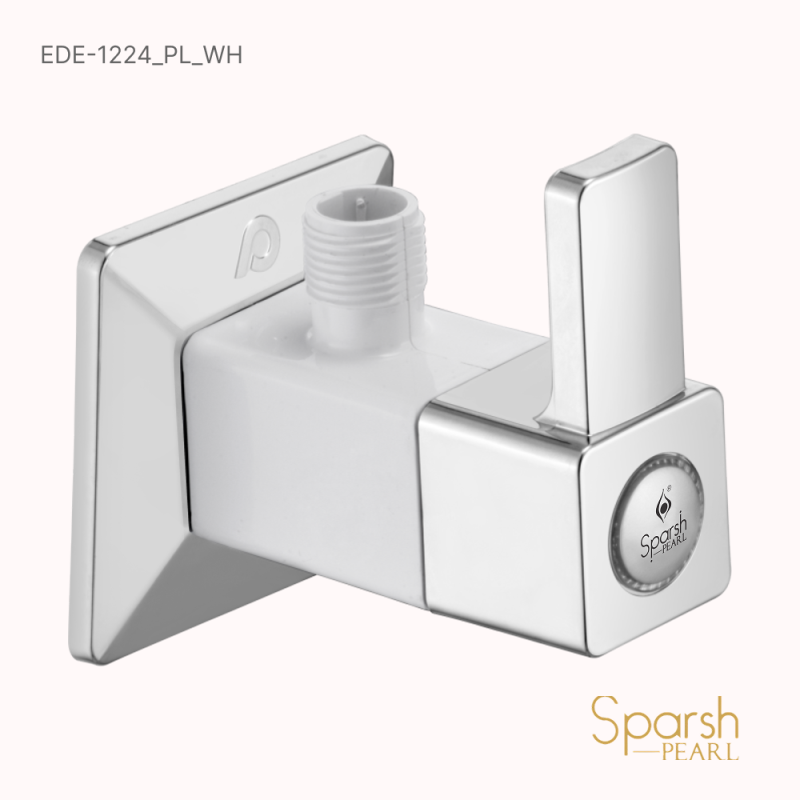 Edge Elite Angle Valve White EDE-1224