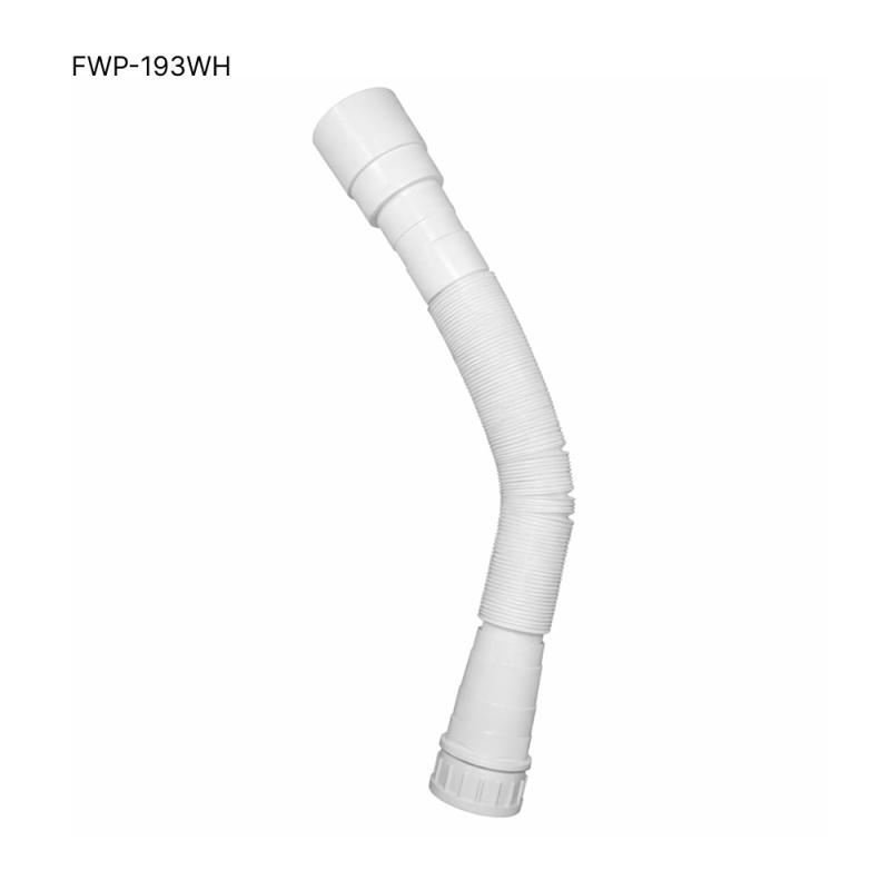 Flexible Waste Pipe With Nut - FWP-193WH