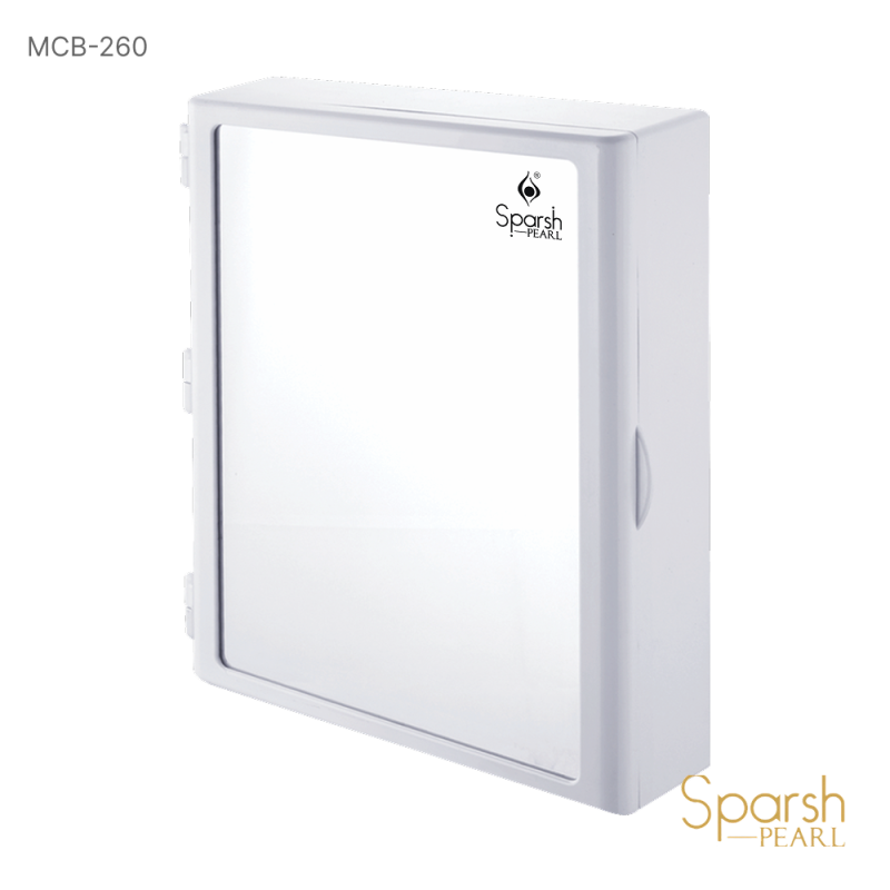 New Mirror Cabinet Pearl white - MCB-260