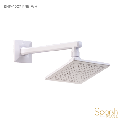 Head Shower 6X6 With Arm SHP-1007/PRE/WH