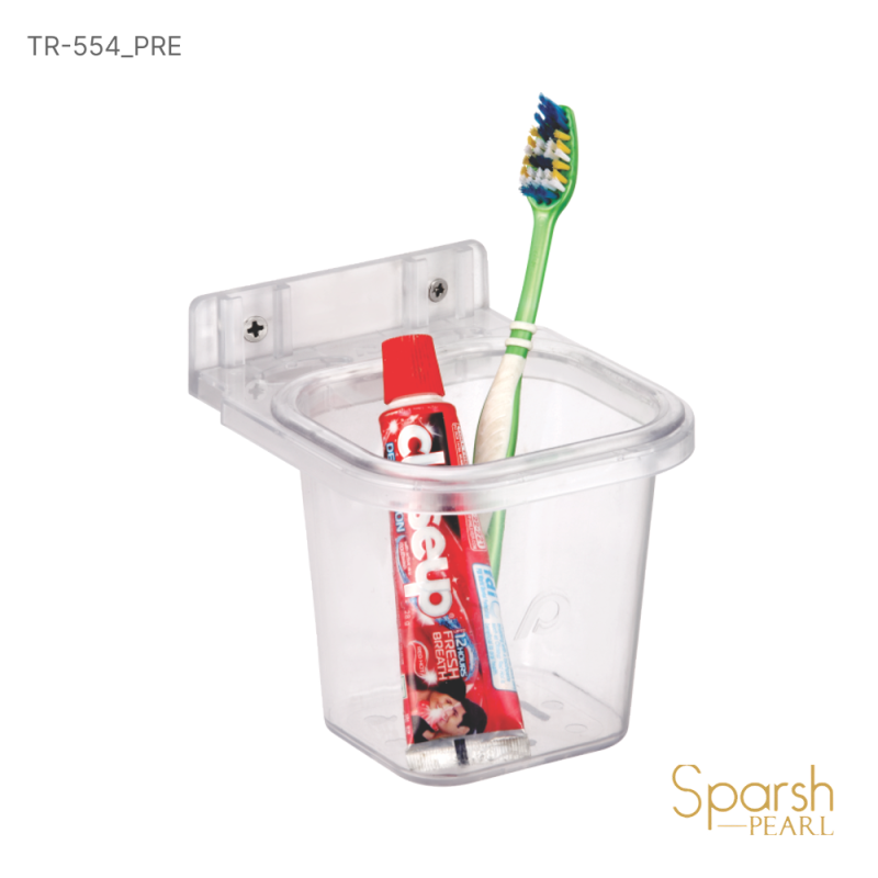 Toothbrush HolderTransparent -TR-554/PRE